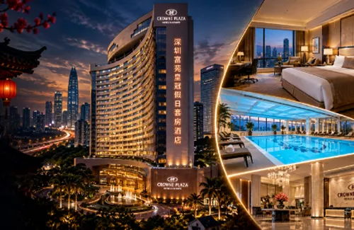 Fachada do Crowne Plaza Hotel & Suites Landmark Shenzhen ou similar